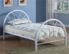 Marjorie Metal Twin Open Frame Bed White - 2389W