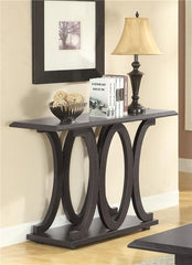Shelly Engineered Wood Entryway Console Table Cappuccino - 703149