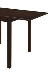 Kelso 3-piece Drop Leaf Dining Set Cappuccino and Tan - 190821-S3