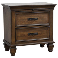 Franco 5-piece Eastern King Bedroom Set Burnished Oak - 200970KE-S5