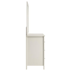 Selena 6-drawer Dresser with Mirror Cream White - 400233M