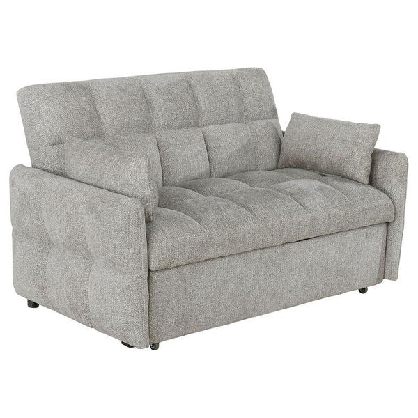 Cotswold Upholstered Convertible Sleeper Sofa Bed Light Grey - 508307