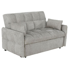 Cotswold Upholstered Convertible Sleeper Sofa Bed Light Grey - 508307