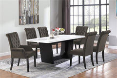 Alana Upholstered Tufted Side Chairs with Nailhead Trim (Set of 2) - 115172