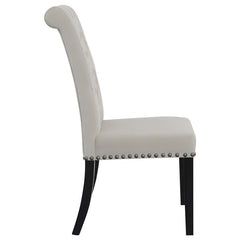 Alana Upholstered Tufted Side Chairs with Nailhead Trim (Set of 2) - 115182