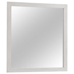 Brantford Rectangle Dresser Mirror Coastal White - 207054