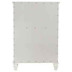 Sandy Beach 5-drawer Bedroom Chest Cream White - 201305