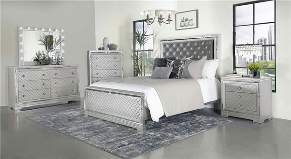 Eleanor 6-drawer Dresser with Mirror Metallic Mercury - 223463M