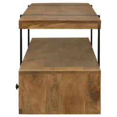 Otto 5-drawer Mango Wood 70" TV Stand Media Console Brown - 703243