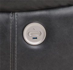 Sycamore Upholstered Power Recliner Chair Dark Grey - 610233P