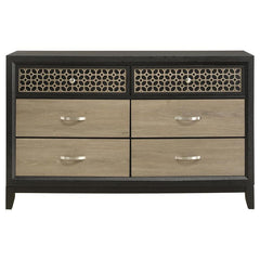 Valencia 6-drawer Dresser Black - 223043
