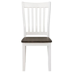 Kingman 6-piece Rectangular Dining Set Espresso and White - 109541-S6