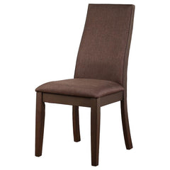 Spring Creek 7-piece Dining Room Set Natural Walnut and Chocolate Brown - 106581-S7