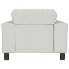 Deerhurst Upholstered Track Arm Tufted Accent Chair Greige - 509649