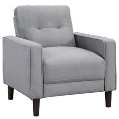 Bowen 3-piece Upholstered Track Arm Tufted Sofa Set Grey - 506781-S3