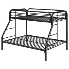 Morgan Metal Twin Over Full Bunk Bed Black - 2258K