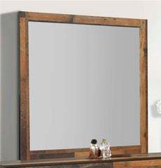 Sidney Dresser Mirror Rustic Pine - 223144