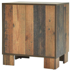 Sidney 2-drawer Nightstand Rustic Pine - 223142