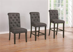 Balboa Tufted Back Side Chairs Rustic Brown and Grey (Set of 2) - 193172