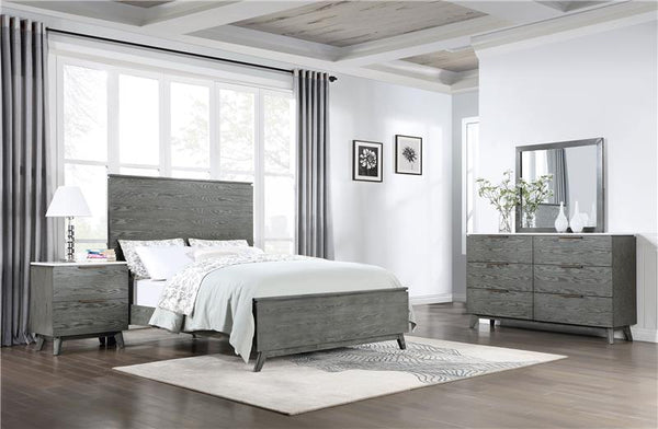 Nathan 4-piece Queen Bedroom Set Grey - 224601Q-S4