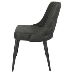 Cosmo Upholstered Curved Back Side Chairs (Set of 2) - 106046