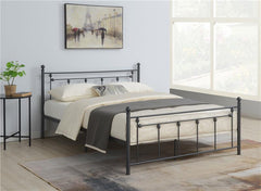 Canon Metal Queen Open Frame Bed Gunmetal - 422740Q