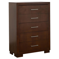 Jessica 6-piece California King Bedroom Set Cappuccino - 200711KW-S6P