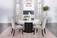 Alana Upholstered Tufted Side Chairs with Nailhead Trim (Set of 2) - 115182