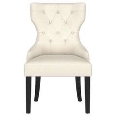 Baney Upholstered Parson Dining Side Chair with Tufted Back Beige - 115572
