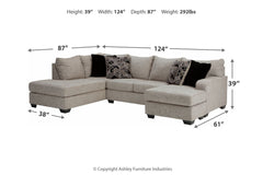 Megginson 2-Piece Sectional with Chaise - 96006S2