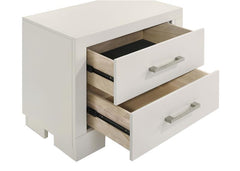 Jessica 5-piece Queen LED Bedroom Set Cream White - 202990Q-S5P