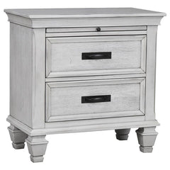 Franco 5-piece California King Bedroom Set Distressed White - 205330KW-S5
