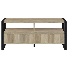 James 2-drawer Engineered Wood 48" TV Stand Distressed Pine - 704271