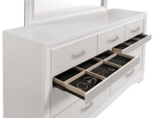 Miranda 5-piece Full Bedroom Set White - 205111F-S5