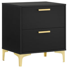 Kendall 4-piece Eastern King Bedroom Set Black - 224451KE-S4