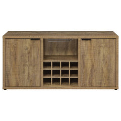 Jamestown 2-door Dining Sideboard Buffet with Wine Storage Mango Brown - 183025