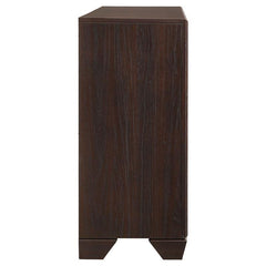 Kauffman 6-drawer Dresser Dark Cocoa - 204393