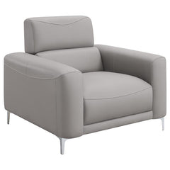 Glenmark 3-piece Upholstered Track Arm Sofa Set Taupe - 509731-S3