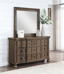 Emmett 9-drawer Dresser with Mirror Walnut - 224443M