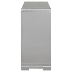 Eleanor 6-drawer Dresser Metallic Mercury - 223463