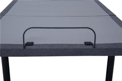 Clara Twin Extra Long Adjustable Bed Base Grey and Black - 350131TL