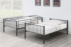 Anson Twin Over Twin Bunk Bed Gunmetal - 400739T