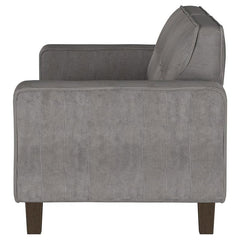 Deerhurst Upholstered Track Arm Tufted Sofa Charcoal - 509641