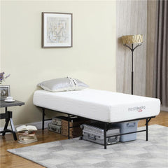 Mabel Metal Twin Extra Long Support Platform Bed Black - 305957TL