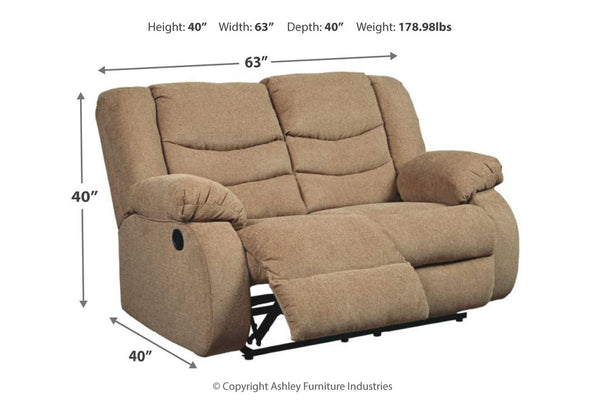 Tulen Reclining Loveseat - 9860486