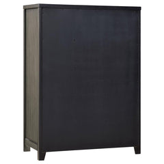 Kieran 5-drawer Bedroom Chest Grey - 224745