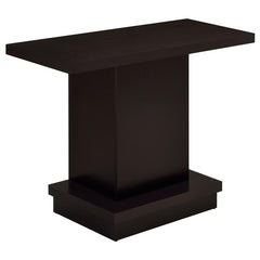 Reston Engineered Wood Pedestal Console Table Cappuccino - 705169