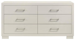 Jessica 6-piece Queen Bedroom Set Cream White - 202990Q-S6P