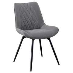 Neil 5-piece Round Dining Set Concrete and Grey - 193801-S5