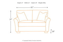 Tibbee Loveseat - 9910135